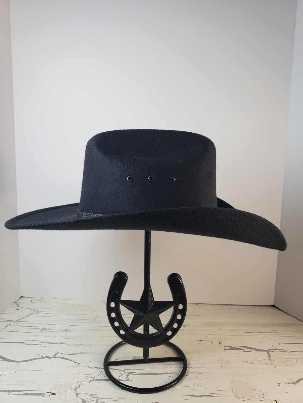 Hat Biz Youth Cowboy Hat (style 19WLK) in Black - Youth size M (6-1/2) - Picture 4 of 14